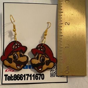 Super Mario handmade earrings